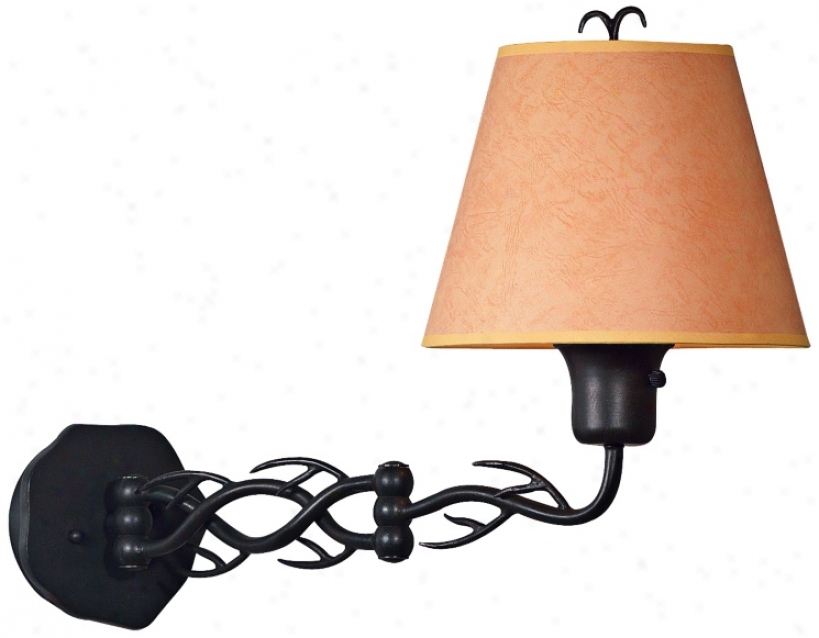 Kenroy Home Twigs Plug-in Swing Arm Wall Light (r8757)