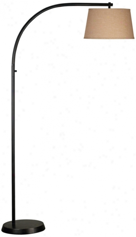 Kenroy Sweep Oil-rubbed Bronze Finish Arc Floor Lamp (r8083)