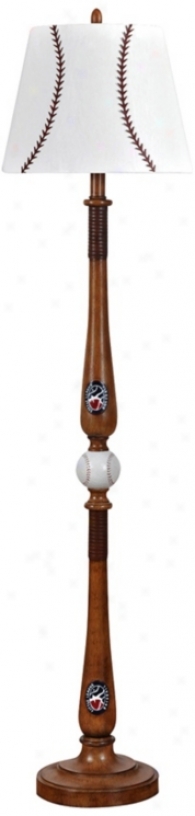 Kidd Valley Baseball Bat Floor Lamp (v2047)