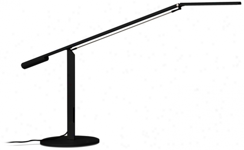 Koncept Gen 3 Equo Warm Light Led Black Desk Lamp (r5793)