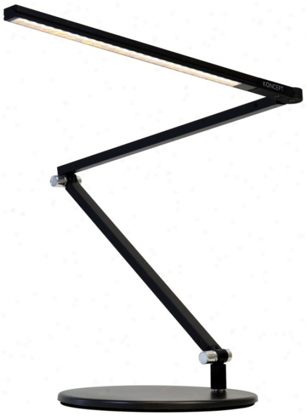 Koncept Gen 3 Z-bar Mini Warm Light Led Desk Lamp Black (v6897)