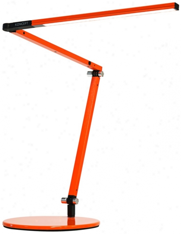 Koncept Gen 3 Z-bar Mini Rich Light Led Desk Lamp Orange (x7077)