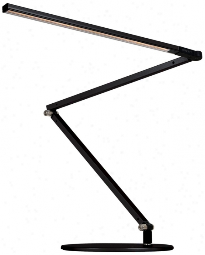 Koncept Gen 3 Z-bar Warm Light Led Modern Desk Lamp Black (v6889)