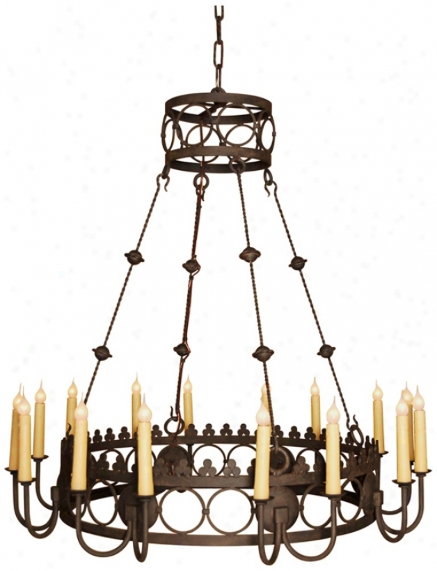 Laura Lee Bergamo 16-light Large Candle Chande1ier (r5382)