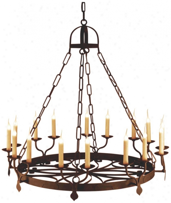 Laura Leeward Ellington 16-light Large Candle Chandelier (r5378)