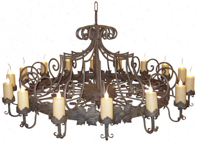 Laura Lee Madrid 16-light Large Candle Chandelier (r5367)