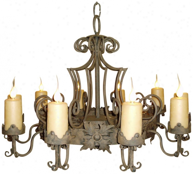 Laura Lee Madrid 9-light Large Candle Chandelier (r5368)