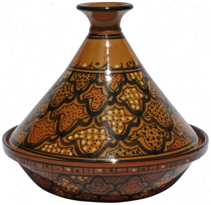 Le Souk Ceramique Honey Design Serving Tagine (x9783)