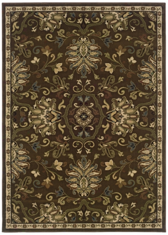 Leafy Artichoke Light 1' 10"x3' 3" Area Rug (j1862)