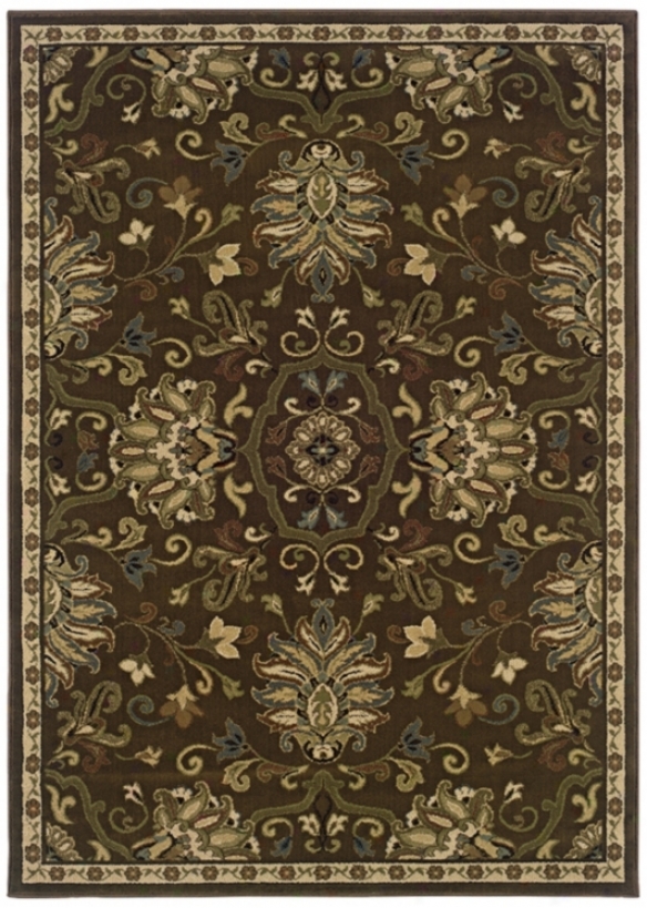 Leafy Artichoke Gay1 ' 10"x7' 6" Area Rug (j1867)