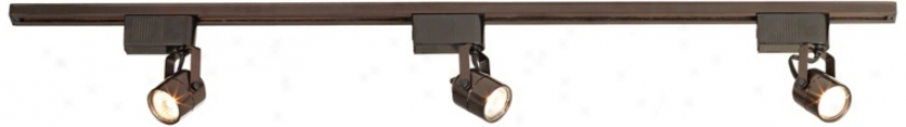 Led Pro Track Bronze Finish 3-light Low Voltage Footprint Kit (28875-r0199)