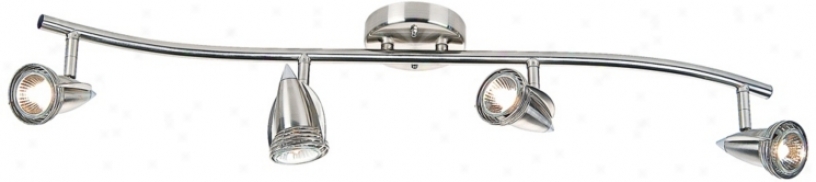 Led Pro Track Four Light Mini Wave Bar Fixture (17463-r6554)