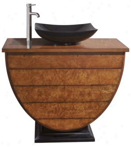 Legacy Golden Burl Finish 40" Wide Sink Vanity (v0608)