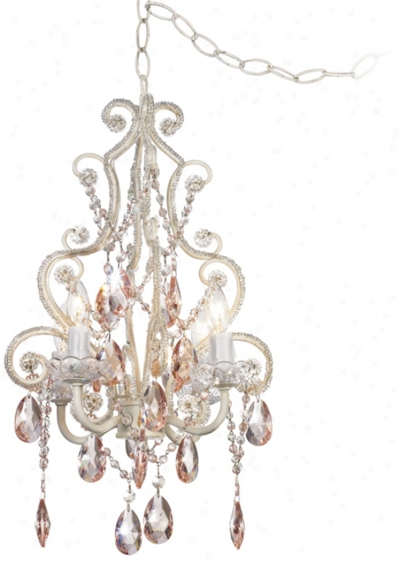 Leila Collection Plug-in Swag Chandelier (85001)