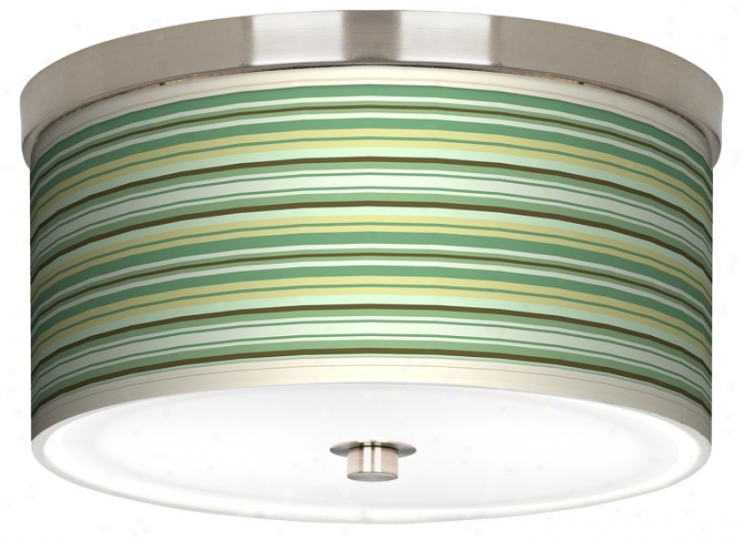 Lexington Stroke  Nickel 10 1/4" Wide Ceiling Light (j9214-k3526)