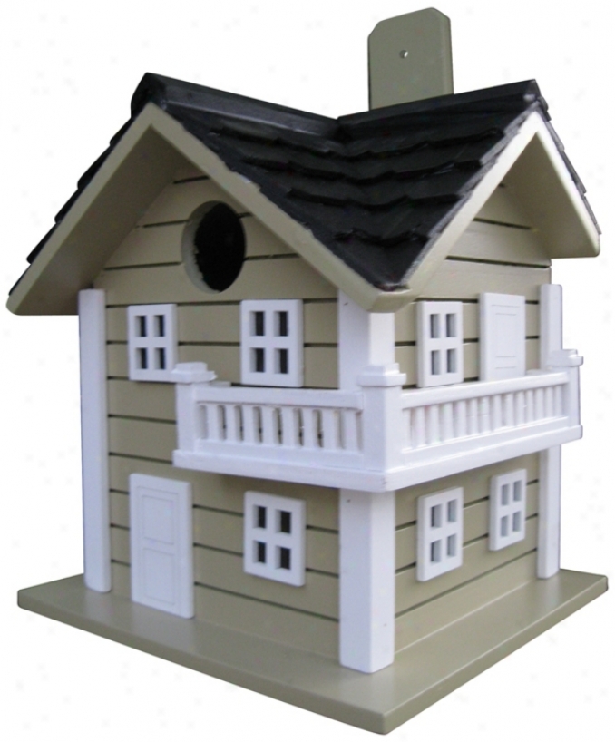 Light Green Surf City Bird House (m8942)