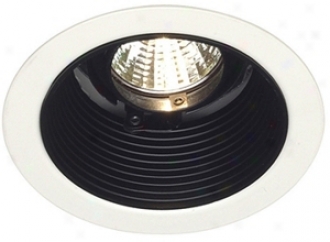 Lightolier 3-1/2 Adjustable Black Baffle Recessed Trim (47474)