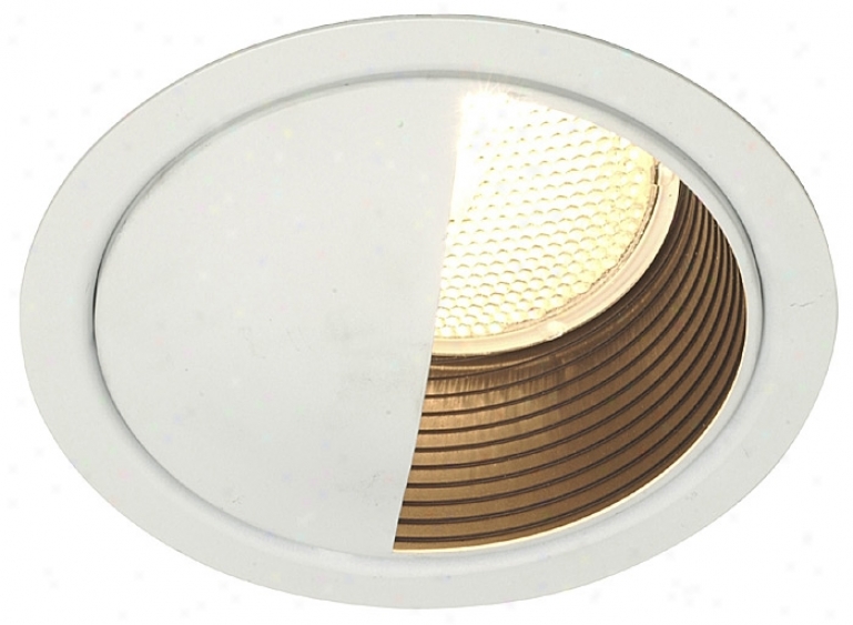 Lightolier 5" Lone Voltage Wall Washer Recessed Light Trim (12605)