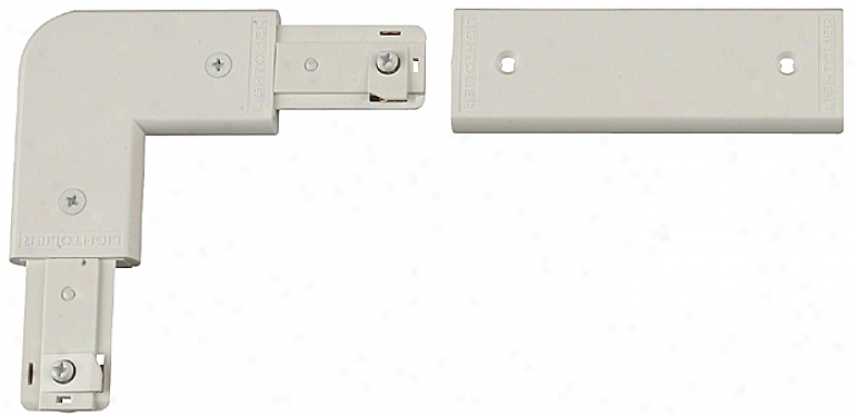 Lightolier White Combinatiin L Or In-line Connector (38090)