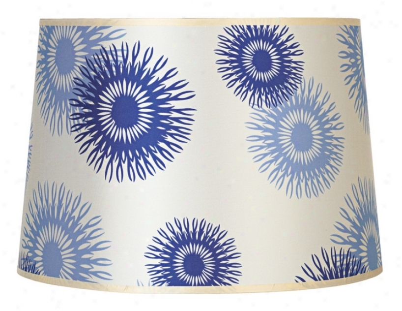 Lights Up! Blue Cornflower Shade 14x16x11 (spider) (g7162)