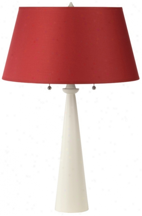 Lights Up! Polish Chintz Shade Nikki Ivory Table Lamp (t5220)