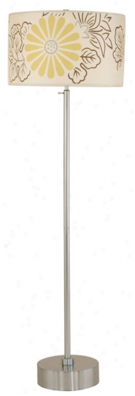 Lights Up! Cancan Kimono Pattern Adjustable Floor Lamp (31111)