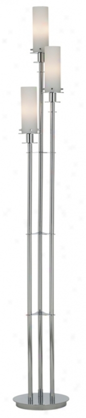 Lite Source Credence Three Tiered Contemporary  Floor Lamp (36670)