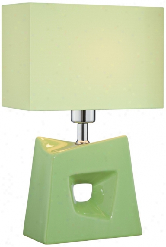 Lite Source Cynthia Green Contemporary Table Lamp (v7185)