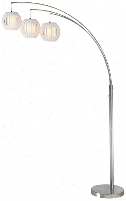 Lite Source Deion 3-light Hanging Arcc Floor Lamp (n1912)