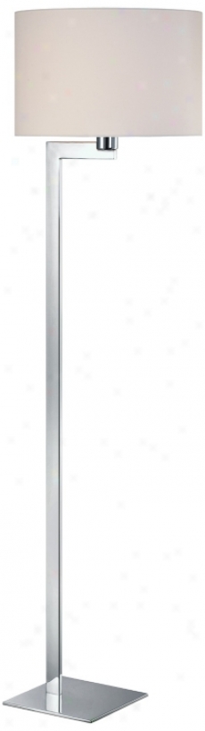 Lite Source Hillary Chrome Floor Lamp (w9886)