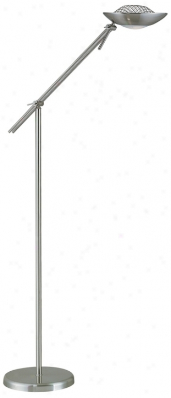 Lite Source Module Ii Halogen Torchiere Floor Lamp (v1422)