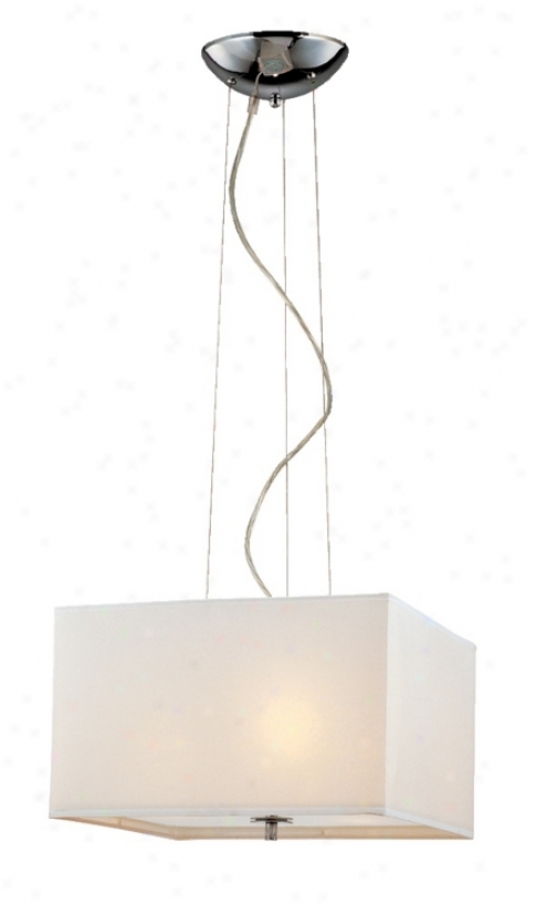 Lite Source Olwen 3-light Parchment Rectangular Pendant (g5026)