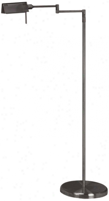 Lite Source Pharma Collection Blafk Adjustable Floor Lamp (24790)