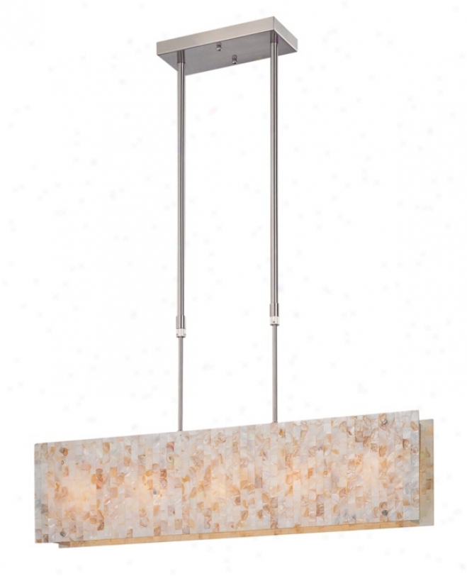 Lite Source Schale Rectangular Pendant Chandelier (k0342)