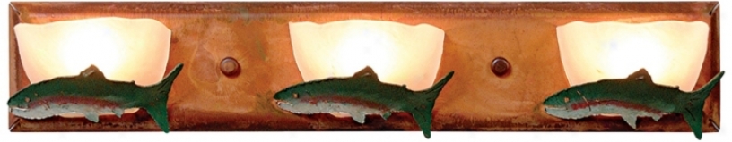 Logen Collection Trout 24" Wide Bathroom Light Fixture (j0502)