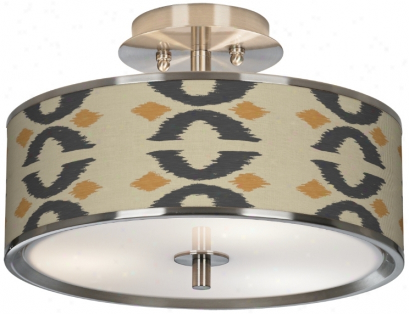 Los Lunas Giclee Glow 14" Wide Ceiling Light (t6396-u5746)