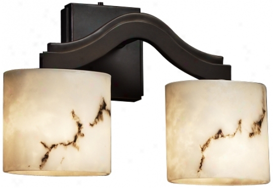 Lumenaria Collection Bend 10 3/4" High 2-light Wall Sconce (f6896)