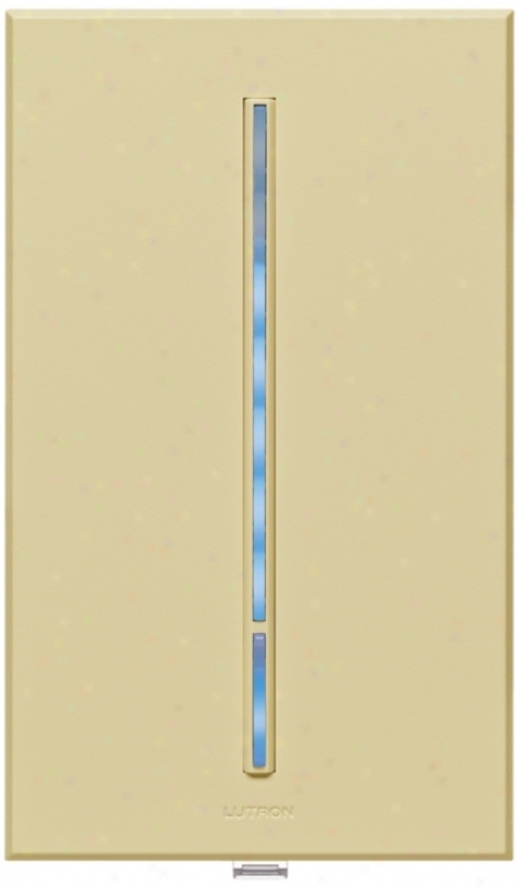 Lutron Vierti 600 Watt Blue Led Multilocation Almond Dimmer (13621)