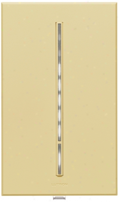 Lutron Vierti 60O Watt White Led Multilocation Ivory Dimmer (10660)