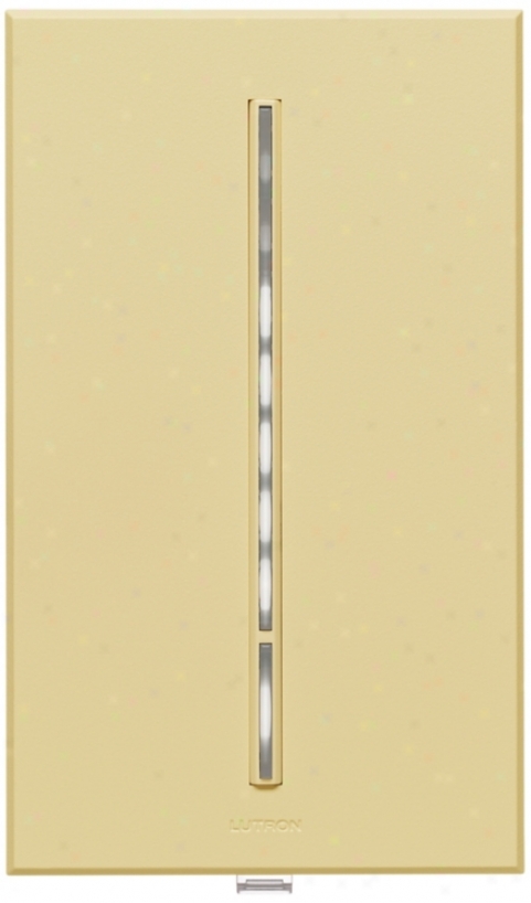 Lutron Vierti White Led 600 Watt Single Staff Ivry Dimmer (55227)