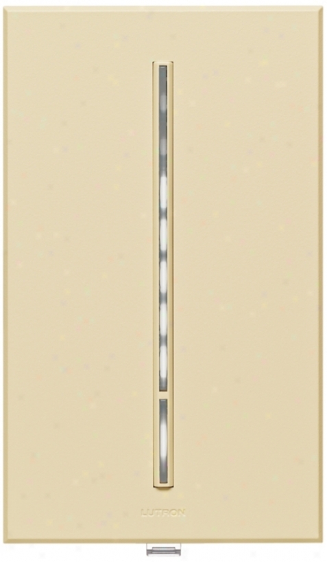 Lutron Vierti White Led Multilocation Light Almond Dommer (10716)