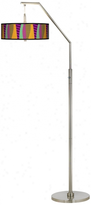 Mambo Giclee Shade Arc Floor Lamp (h5361-n9637)