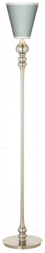 Metro Gray Upplight Giclee Floor Lamp (m1189-n5923)