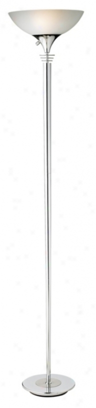 Metropolis Chrome Torcheire Floor Lamp (m1267)