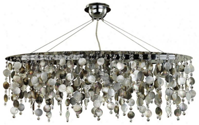 Midnight Peaarl 38" Wide Large Pendant Chandelier (j8712)