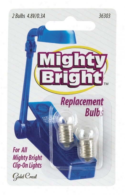 Mighty Bright 2-pack Replacement Light Bulbs (08439)