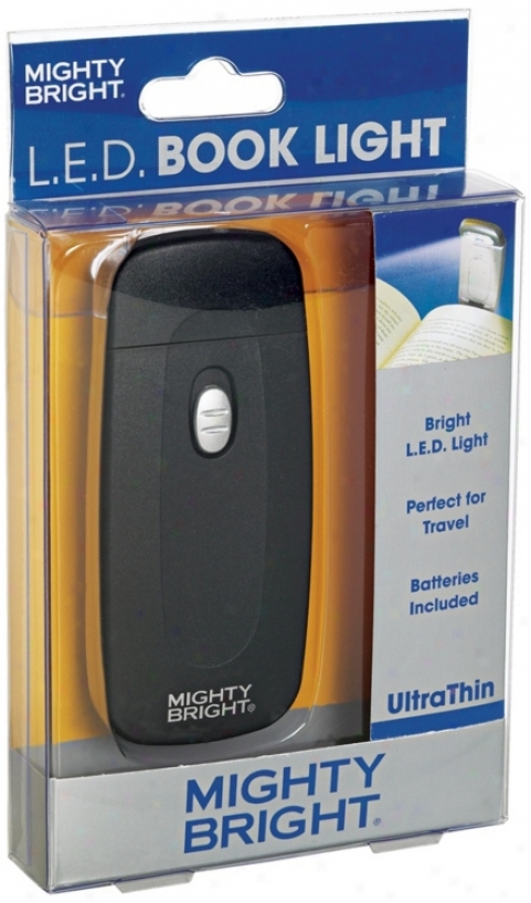 Very Brigh Ultdathin Led Black Book Light (64769)