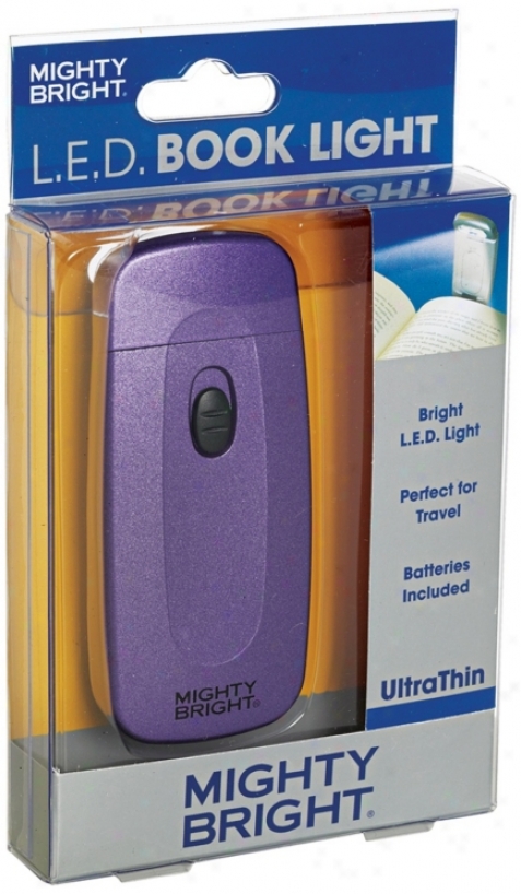 Mighty Bright Ultrathin Led Purple Main division Light (64871)