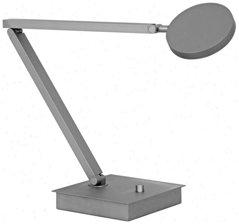 Mondoluz Ciclo Ras Platinum Adjustable Led Desk Lamp (1577)