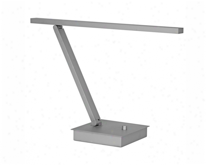 Mondoluz Intero Raw Platinum Adjustable Led Desk Lamp (v1590)